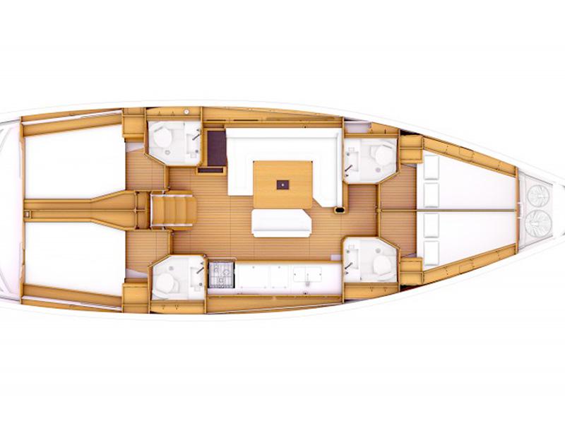 Book yachts online - sailboat - Sun Odyssey 479 - Athena - rent