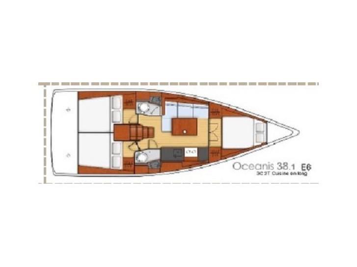 Book yachts online - sailboat - Oceanis 38.1 - Elisa - rent