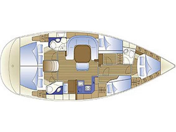 Book yachts online - sailboat - Bavaria 49 - No name - rent