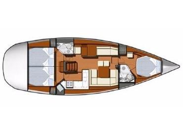 Book yachts online - sailboat - Sun Odyssey 45DS - Shelby - rent
