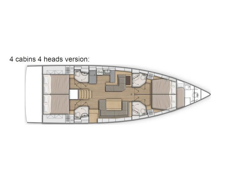 Book yachts online - sailboat - Oceanis 51.1 First Line - Pisces - rent