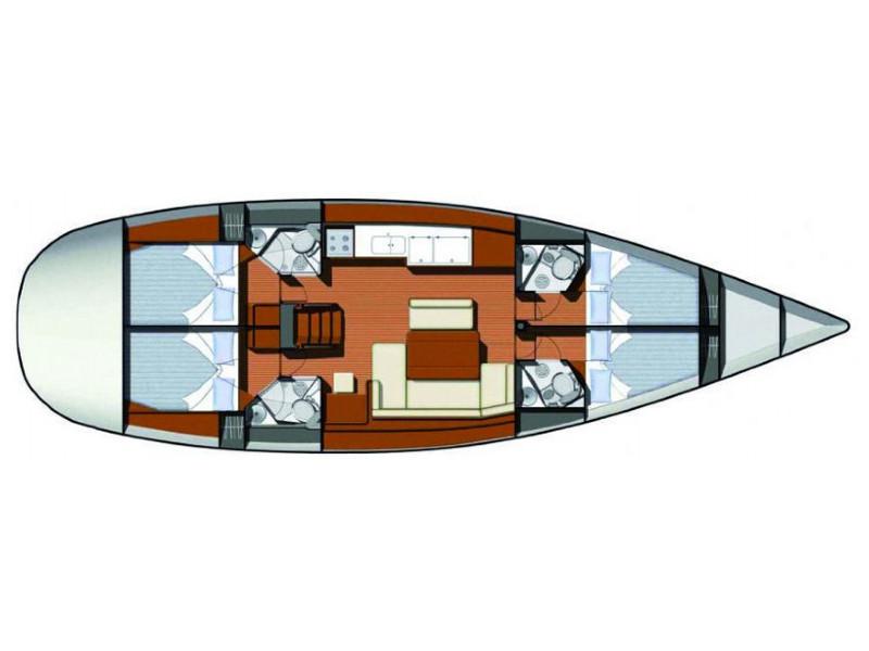 Book yachts online - sailboat - Sun Odyssey 49i - SKAZKA - rent