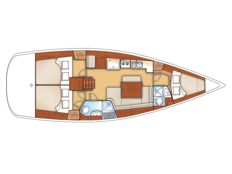 Book yachts online - sailboat - Oceanis 40 - EC -O40-10-MA - rent