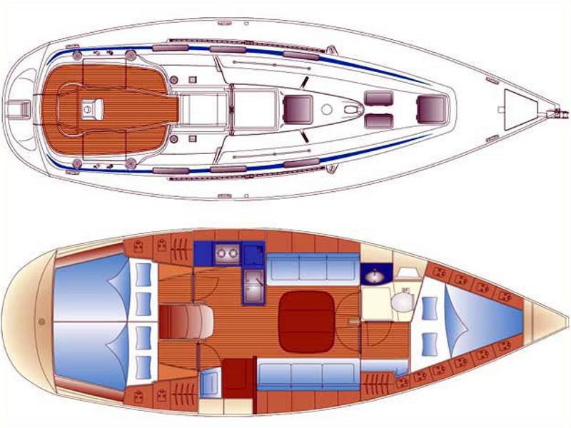Book yachts online - sailboat - Bavaria 36 - EC- 36-05-G - rent
