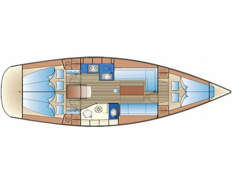 Book yachts online - sailboat - Bavaria 34 Cruiser - EC- 34B-10-G - rent