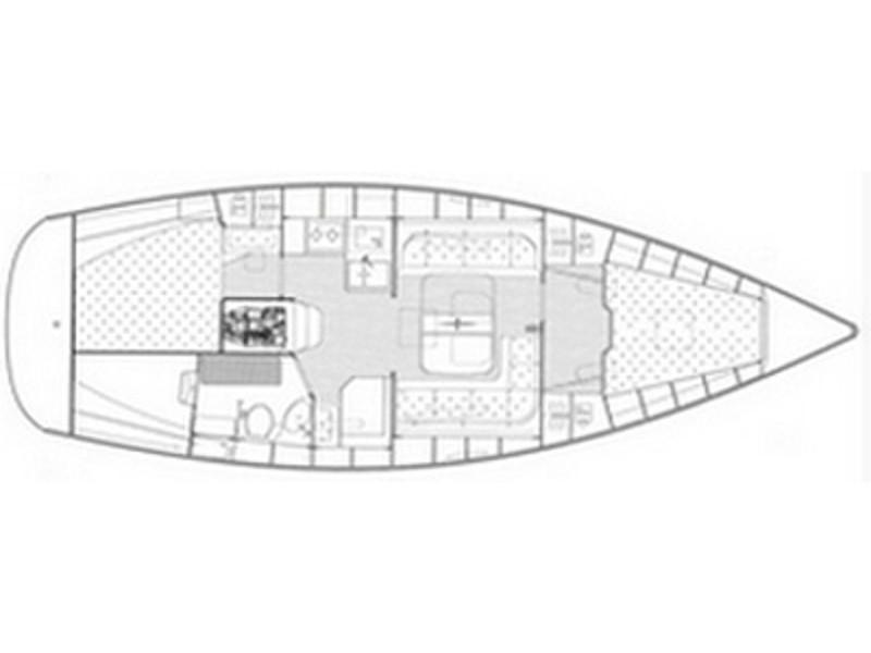 Book yachts online - sailboat - Bavaria 38 Cruiser/2cbs - EC- 381-08-G - rent