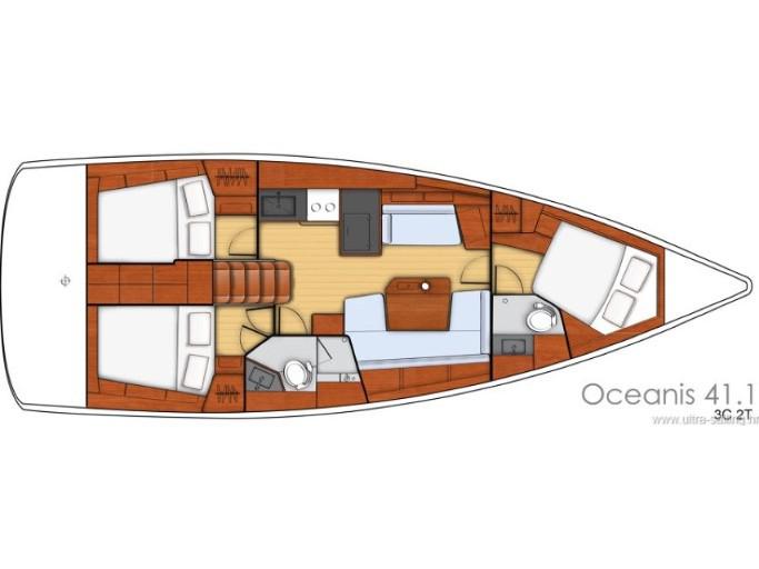 Book yachts online - sailboat - Oceanis 41.1 - PIA - rent