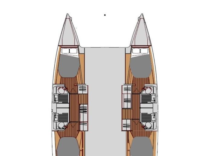 Book yachts online - catamaran - Astréa 42 - OCEAN RUNNER - AC and generator - rent