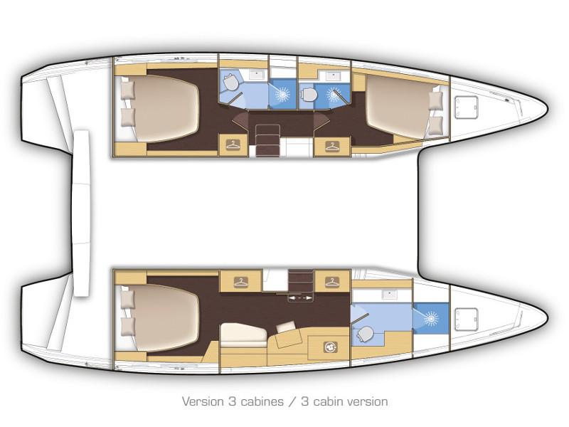 Book yachts online - catamaran - Lagoon 42 (2018) equipped with generator, A/C (saloon+cabins), water maker, bow thruster - ALMA SOFIA - rent