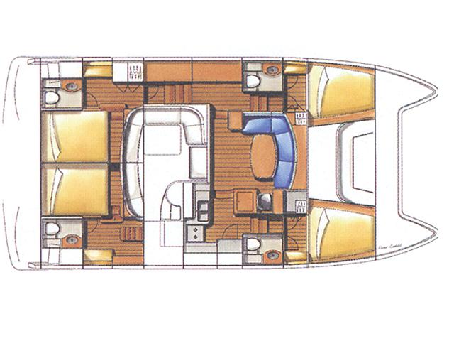 Book yachts online - powercatamaran - Lagoon power 44 (2006) - 2020 total refit - DUPLA - rent