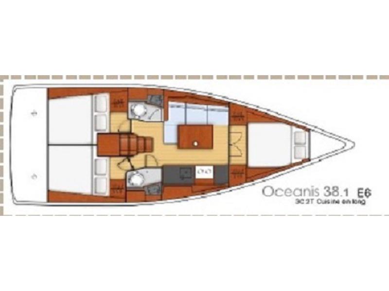 Book yachts online - sailboat - Oceanis 38.1 (2017) - CVITA - rent