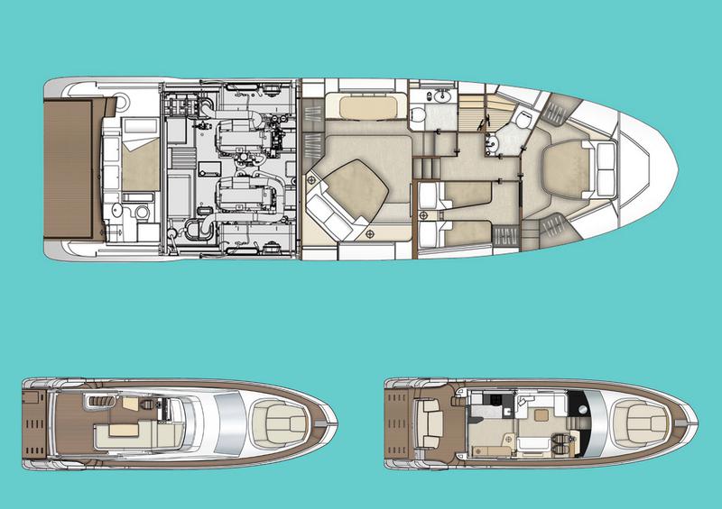 Book yachts online - motorboat - Azimut 55 Fly - MAWI - rent