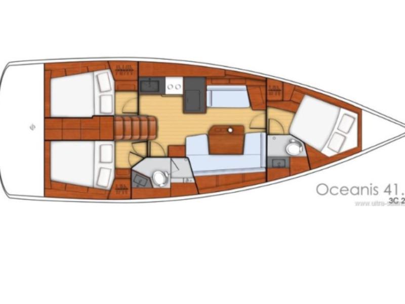 Book yachts online - sailboat - Oceanis 41.1 - Ocyrhoe - rent