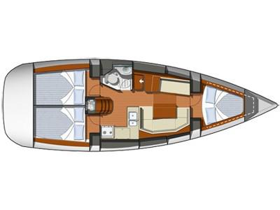 Book yachts online - sailboat - Sun Odyssey 36i - SO36i - rent