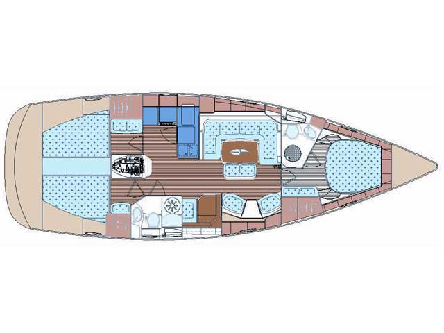 Book yachts online - sailboat - Bavaria 44 Vision - Maria Christina - rent