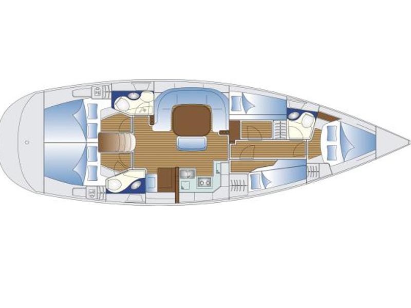 Book yachts online - sailboat - Bavaria 49 - Arion - rent