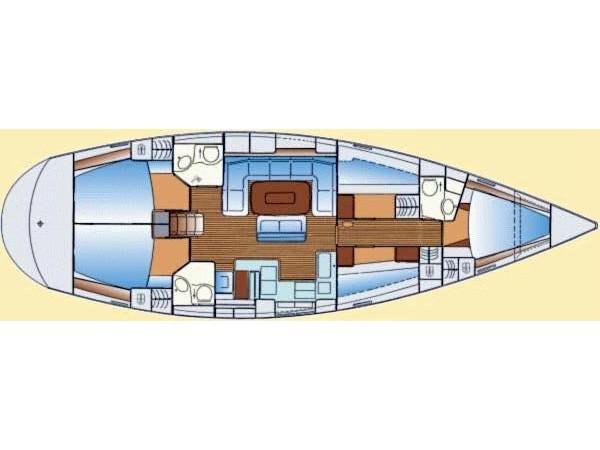 Book yachts online - sailboat - Bavaria 50 Cruiser - KM - rent