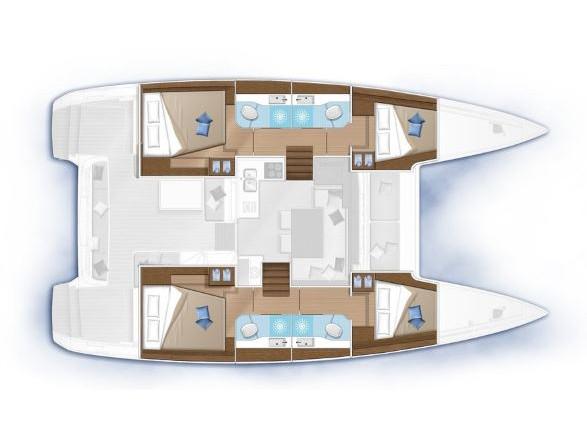 Book yachts online - catamaran - Lagoon 40 - Sail and Passion - rent