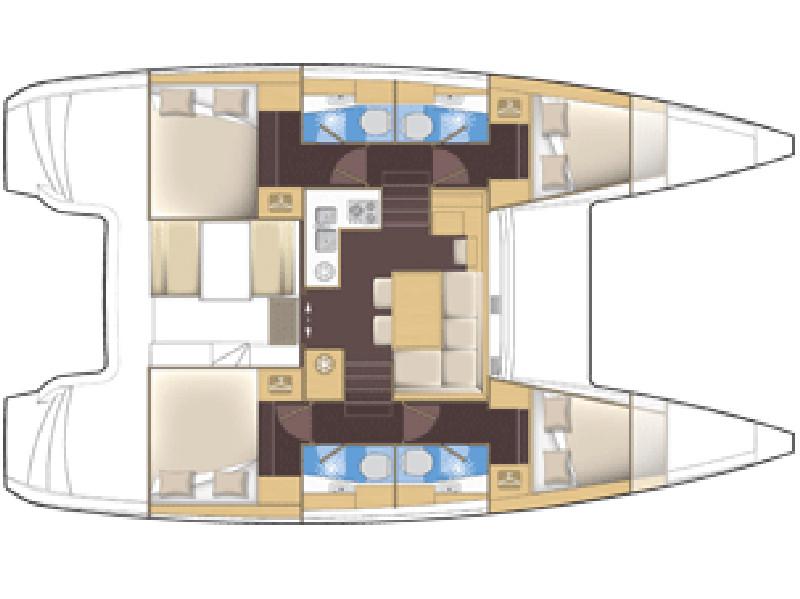 Book yachts online - catamaran - Lagoon 39 - Catherine - rent