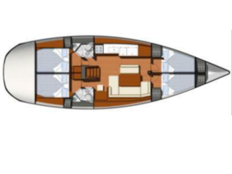 Book yachts online - sailboat - Sun Odyssey 44i - GEA - rent