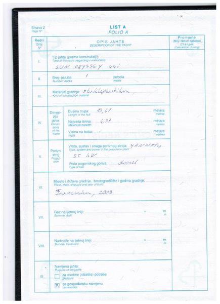 Book yachts online - sailboat - Sun Odyssey 44i - GEA - rent