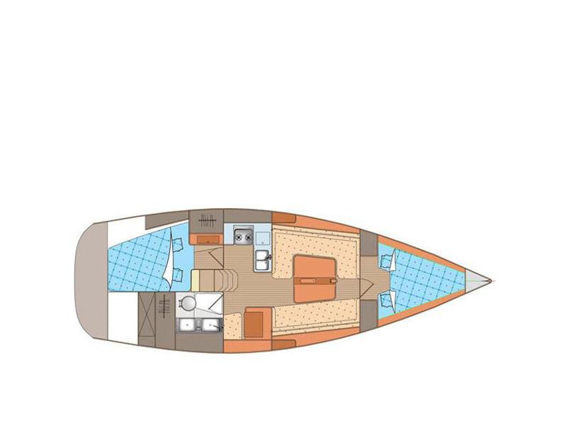 Book yachts online - sailboat - Elan 340 - MIRI - rent