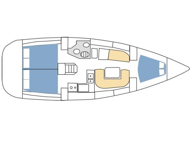 Book yachts online - sailboat - Sun Odyssey 36i - Atreides - rent