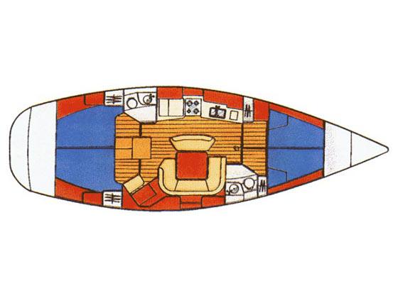 Book yachts online - sailboat - Sun Odyssey 45.2 - Saita - rent