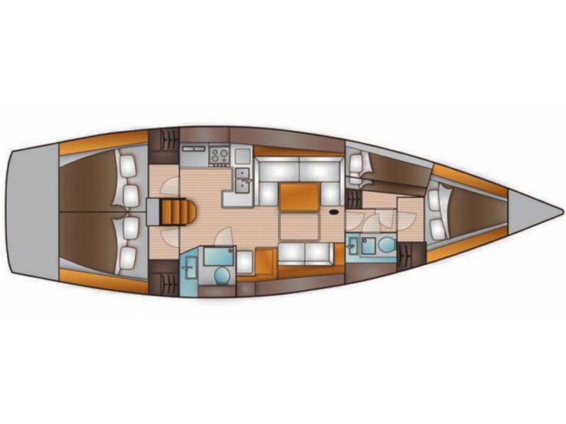 Book yachts online - sailboat - Salona 44 - Sousouni - rent