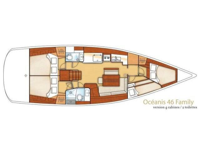 Book yachts online - sailboat - Oceanis 46 - Stavros Toy Notoy - rent
