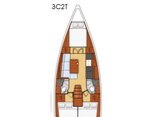 Book yachts online - sailboat - Oceanis 38.1 - PHILYRA  - rent