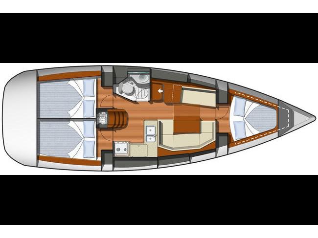 Book yachts online - sailboat - Sun Odyssey 36i - Rebecca - rent