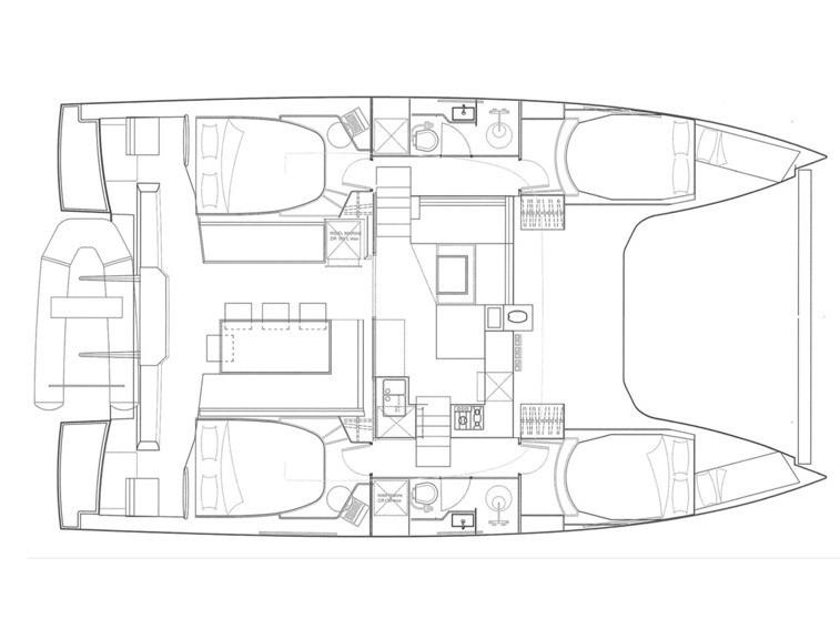 Book yachts online - catamaran - Nautitech Open 40 - MOONLIGHT  - rent