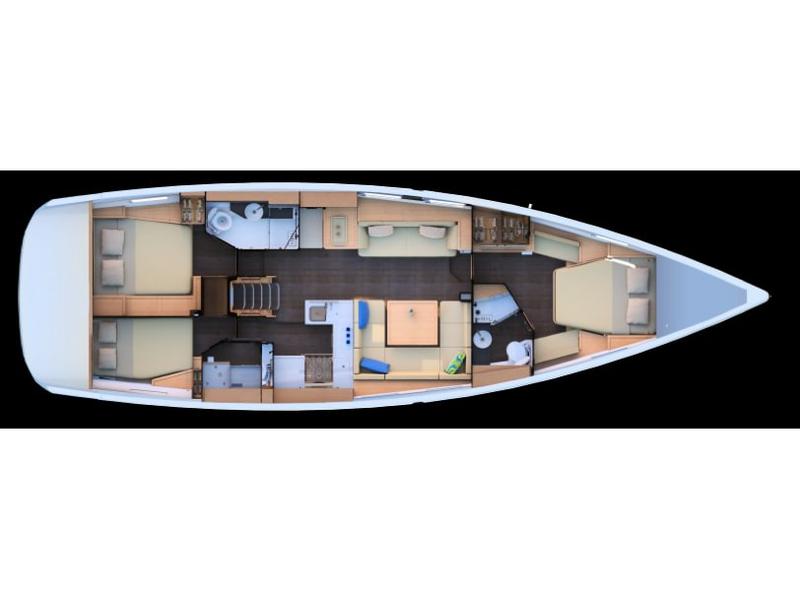 Book yachts online - sailboat - Jeanneau 51 "LUXE" - Alkatan - rent
