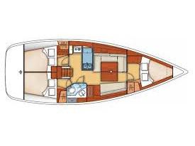 Book yachts online - sailboat - Oceanis 373 Clipper - SW - 373C - 04P - rent