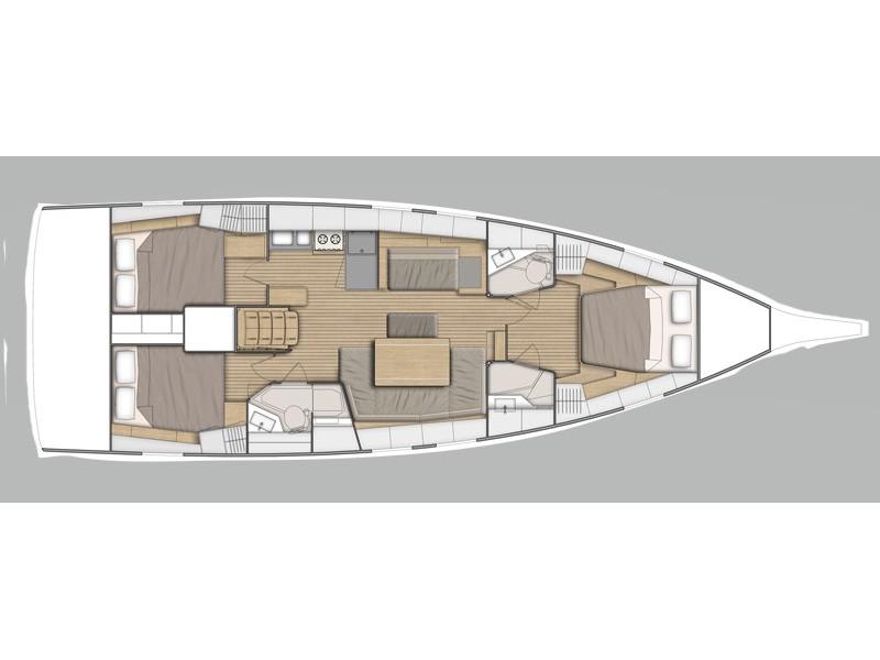 Book yachts online - sailboat - Oceanis 46.1 - SW Oceanis III - rent