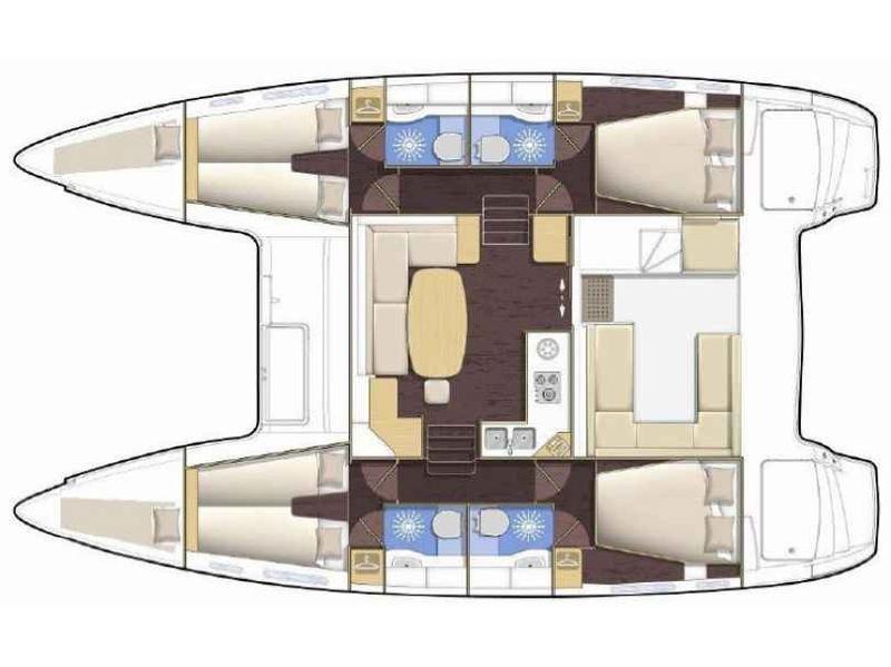Book yachts online - catamaran - Lagoon 400 S2 - MANGO I - rent
