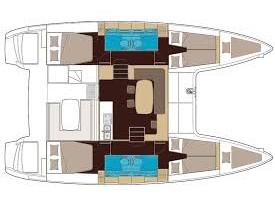 Book yachts online - catamaran - Lagoon 40 - Oscar IV - rent