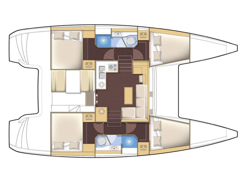 Book yachts online - catamaran - Lagoon 39 - LIMA IV - rent