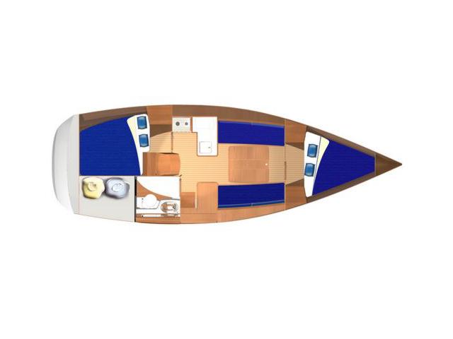 Book yachts online - sailboat - Dufour 325 - jonatan blue - rent