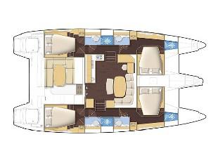 Book yachts online - catamaran - Lagoon 421 - Gemini - rent