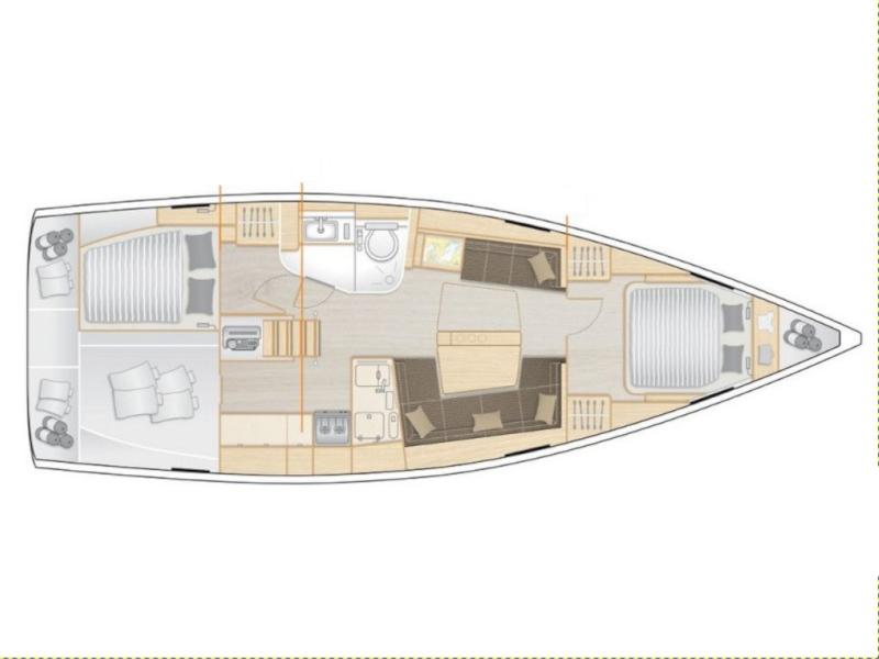 Book yachts online - sailboat - Hanse 418 - Martina - rent