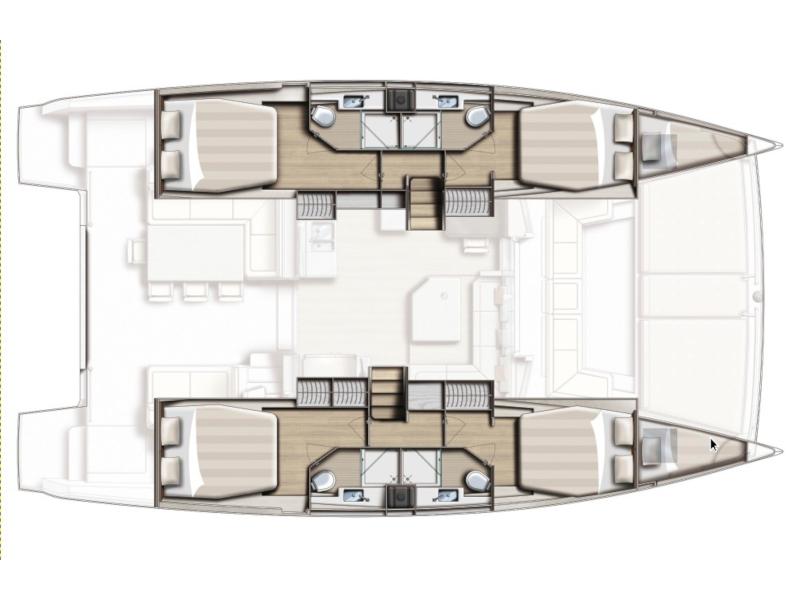 Book yachts online - catamaran - Bali 4.5 - Adria Nikita - rent