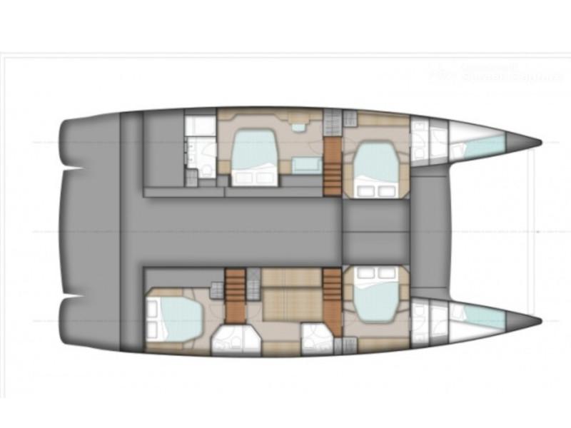 Book yachts online - catamaran - Sanya 57 - 4 cabin version - Highjinks - rent