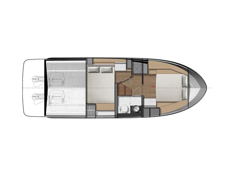 Book yachts online - motorboat - Jeanneau NC 33 - Jeanneau NC 33 - rent