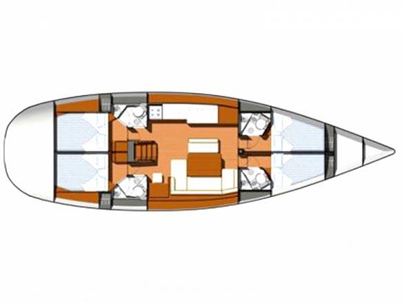 Book yachts online - sailboat - Sun Odyssey 49i - Anna - rent