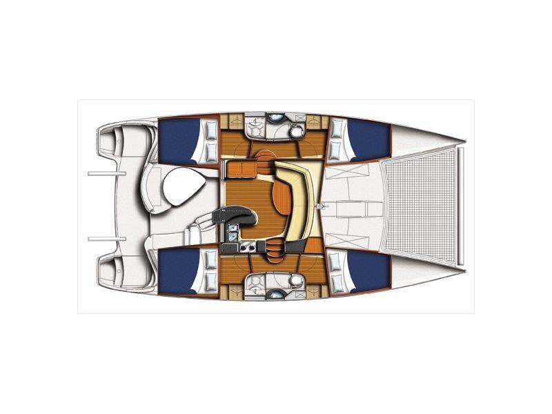 Book yachts online - catamaran - Leopard 40 - Nevet - rent