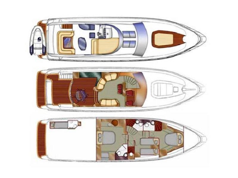 Book yachts online - motorboat - Sealine T60 - Nikkim - rent