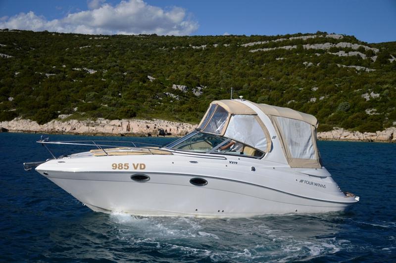 Book yachts online - motorboat - Four Winns 278 Vista White - 985 VD - WHITE - rent