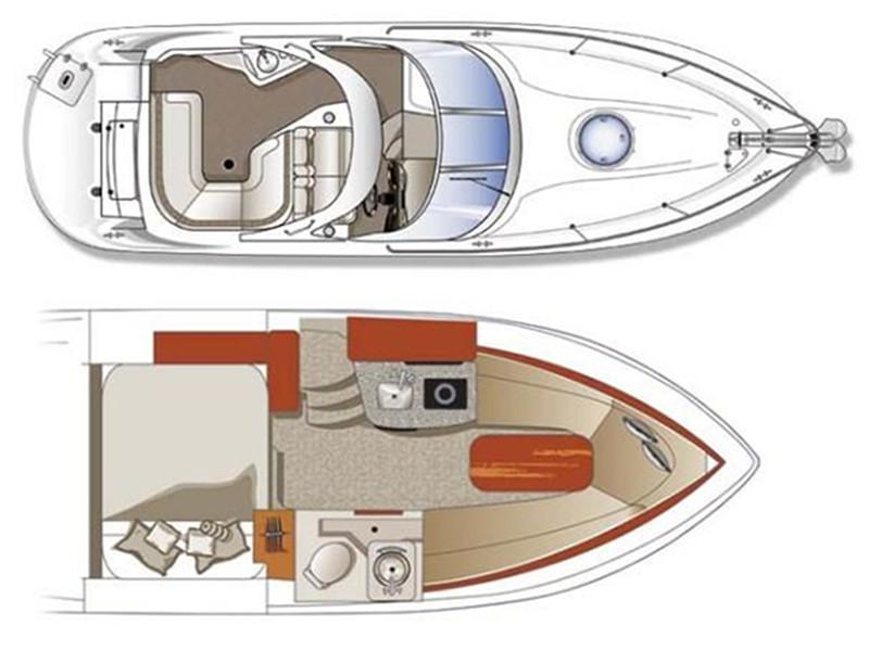 Book yachts online - motorboat - Four Winns 278 Vista White - 985 VD - WHITE - rent